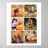 Galerij van 6 gepersonaliseerde foto's poster (Voorkant)