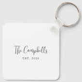 Galerij van acht gepersonaliseerde kleur foto Sleu Sleutelhanger (Achterkant)