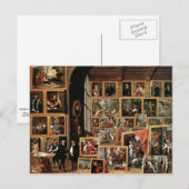 Galerij van Archduke Leopold in Brussel, 1640 Briefkaart (Voorkant / Achterkant)