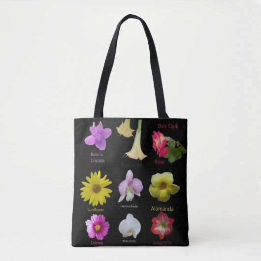 Galerij van Bloemen op de canvas tas van de druk (Voorkant)