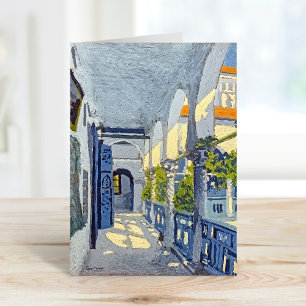 Galerij van een Marokkaanse Riad Georges Gaudion Kaart