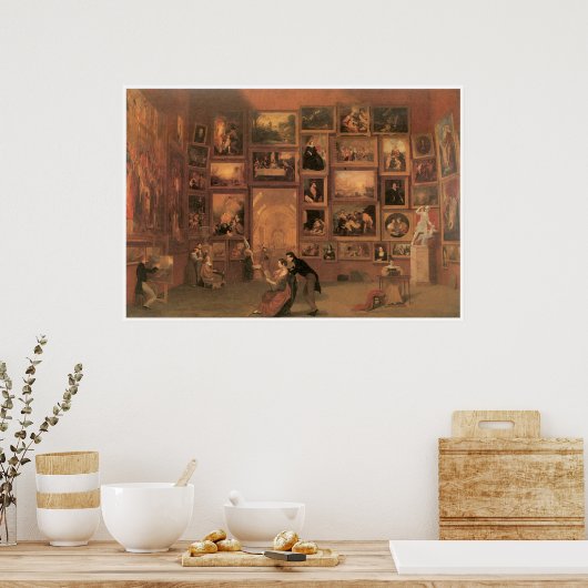 Galerij van het Louvre 1831-33 Poster (Keuken)