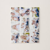 Galerij van negen gepersonaliseerde foto puzzel (Verticaal)