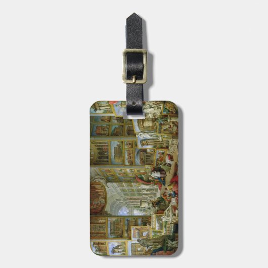 Galerij van Uitzichten van het Oude Rome, 1758 Bagagelabel (Voorkant verticaal)