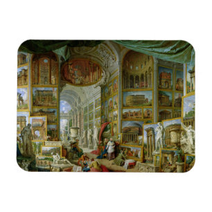 Galerij van Uitzichten van het Oude Rome, 1758 Magneet