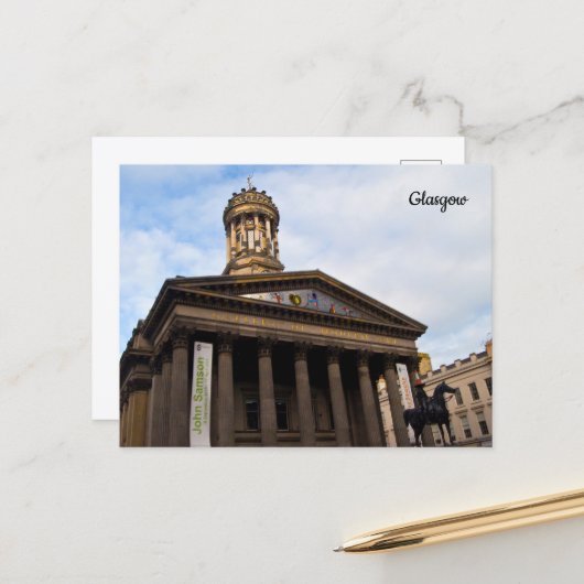 Galerij voor Moderne Kunst, Glasgow Briefkaart (Voorkant / Achterkant in situ)