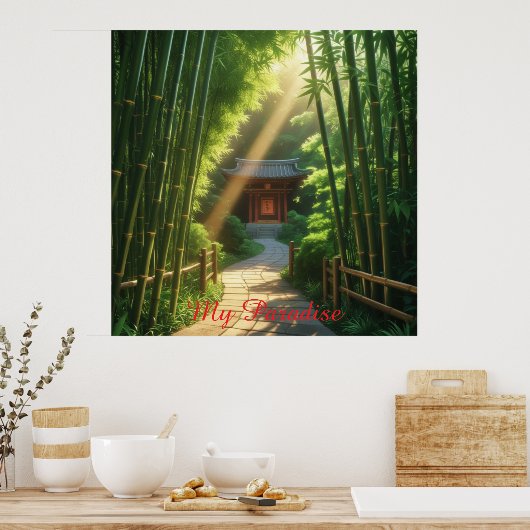 Galerij Wrap My Paradise Poster (Keuken)