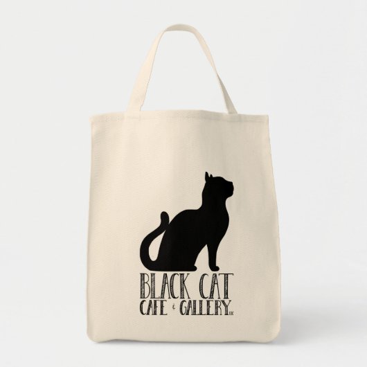 Galerijkat | Cat Canvas tas, Organic Cotton Bag, T Tote Bag (Voorkant)