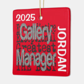 Galerijmanager Extraordinaire Keramisch Ornament (Links)