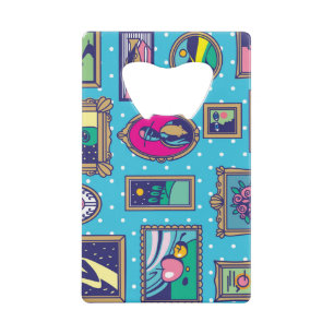 Galerijmuur: Divers Afbeelding Collectie Creditkaart Flessenopener