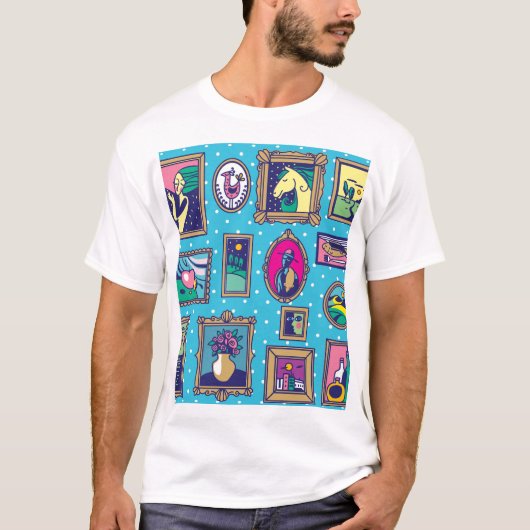 Galerijmuur: Divers Afbeelding Collectie T-shirt (Voorkant)