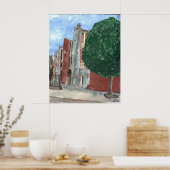 Galerijrij bij Camp St en Julia, Poster (Keuken)