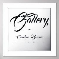 Galerijteken voor artistieke Folie Accent Poster A