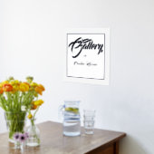 Galerijteken voor artistieke Folie Accent Poster A (Laag (Keuken))