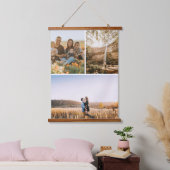 Galerijtrio met 3 persoonlijke foto's hangend wandkleed (Slaapkamer)