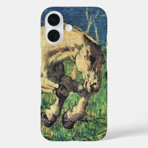 Galeropperd van Giovanni Segantini, Vintage Kunst iPhone 16 Hoesje