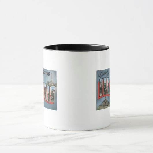 Galesburg, Illinois - grote letterscènes Mok (Midden)