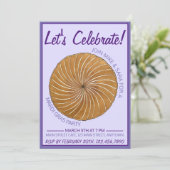 Galette des Rois Mardi Gras Carnival King Cake Kaart (Staand voorkant)