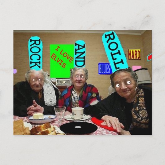 galette rock briefkaart (Voorkant)