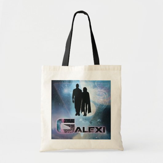 GALEXI logo Canvas tas (Voorkant)