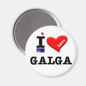 GALGA - I Love Magneet (Voorkant / Achterkant)