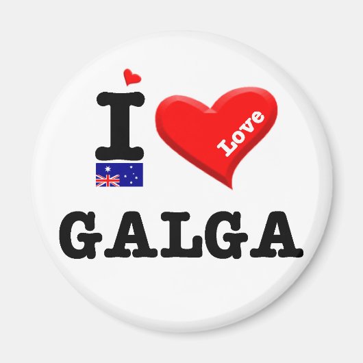 GALGA - I Love Magneet (Voorkant)