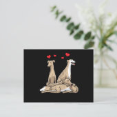 Galgo Español Dog Spanish Sighthound Briefkaart (Staand voorkant)