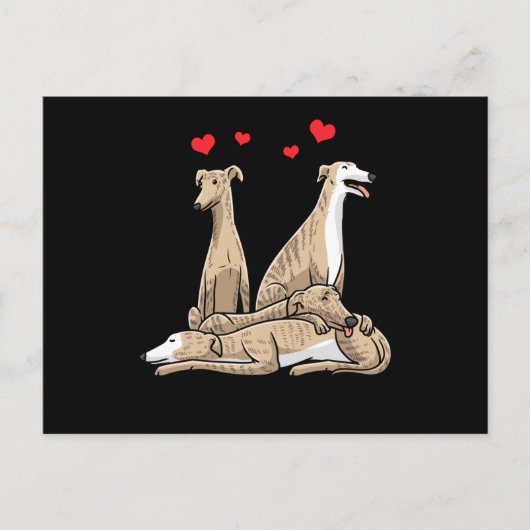 Galgo Español Dog Spanish Sighthound Briefkaart (Voorkant)