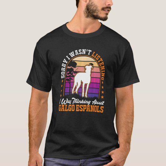 Galgo Espanol Spanish Greyhound Galgo Premium T-shirt (Voorkant)