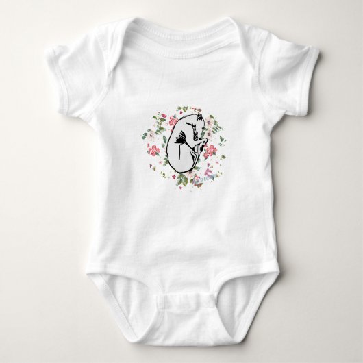 Galgo op een rozenbedje t-shirt (Voorkant)