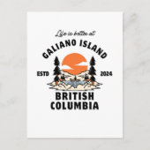 Galiano Eiland Brits-Columbia Briefkaart (Voorkant)