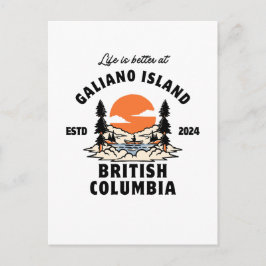 Galiano Eiland Brits-Columbia Briefkaart