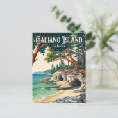 Galiano-eiland Canada Briefkaart (Staand voorkant)