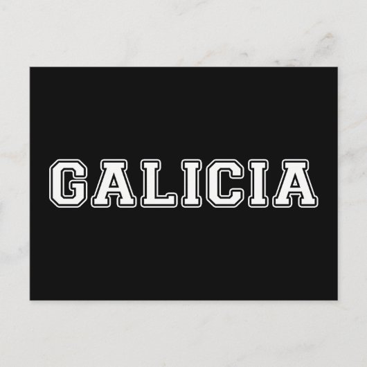 Galicia Briefkaart (Voorkant)