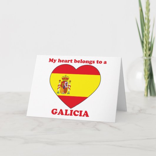 Galicia Feestdagen Kaart (Voorkant)