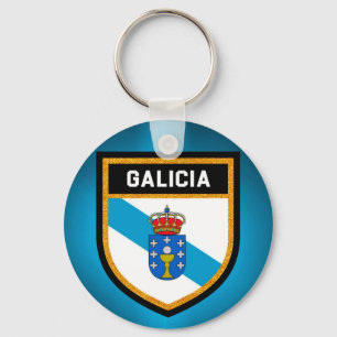 Galicia Flag Sleutelhanger