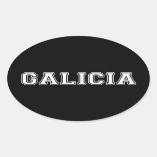 Galicia Ovale Sticker