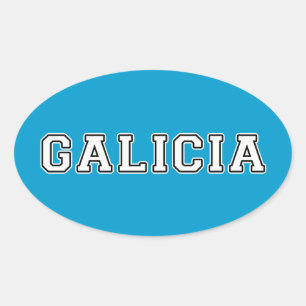 Galicia Ovale Sticker