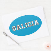 Galicia Ovale Sticker (Envelop)