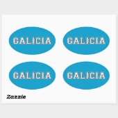 Galicia Ovale Sticker (Vel)