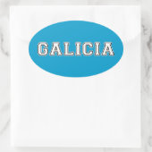 Galicia Ovale Sticker (Tas)