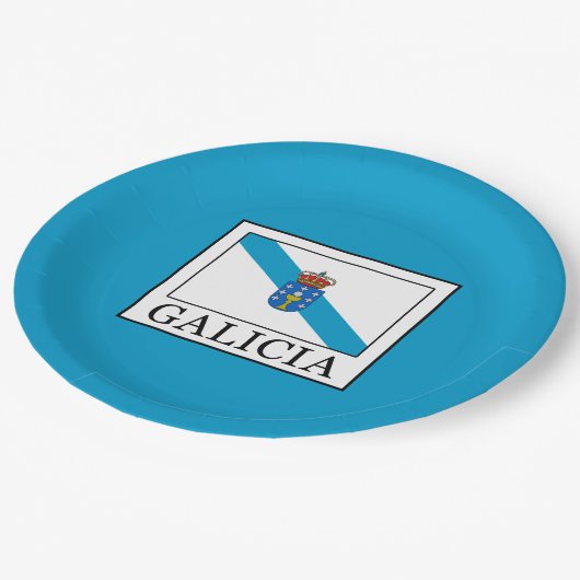 Galicia Papieren Bordje (Gekanteld)