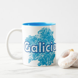 Galicia Tweekleurige Koffiemok