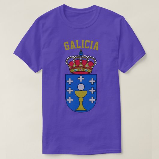 Galicia  Vervaagd uiterlijk ontwerp T-shirt (Design voorkant)