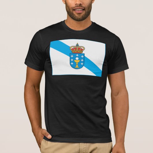 Galicia Vlag T-shirt (Voorkant)