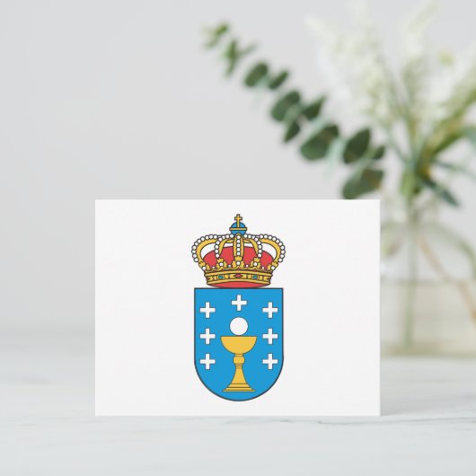 Galicië Briefkaart wapenstilstand (Staand voorkant)