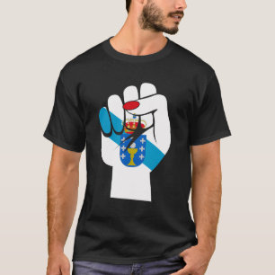 Galicië Galicische Vlag Bandeira Do Orgullo Galego T-shirt