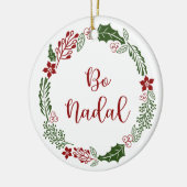 Galicië Merry Kerstmis, Bo Nadal Keramisch Ornament (Links)