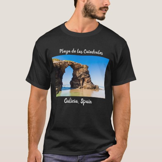 Galicië, Spanje - Playa de las Catedrales. T-shirt (Voorkant)