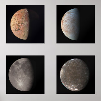 Galilean Moons fotoprint set